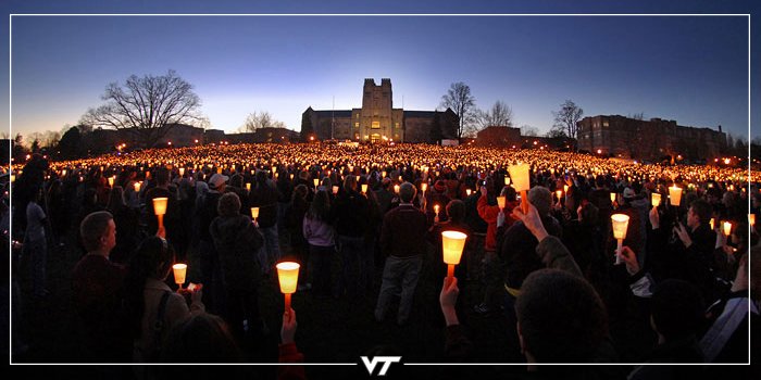 We will prevail. We are Virginia Tech.

#neVerforgeT