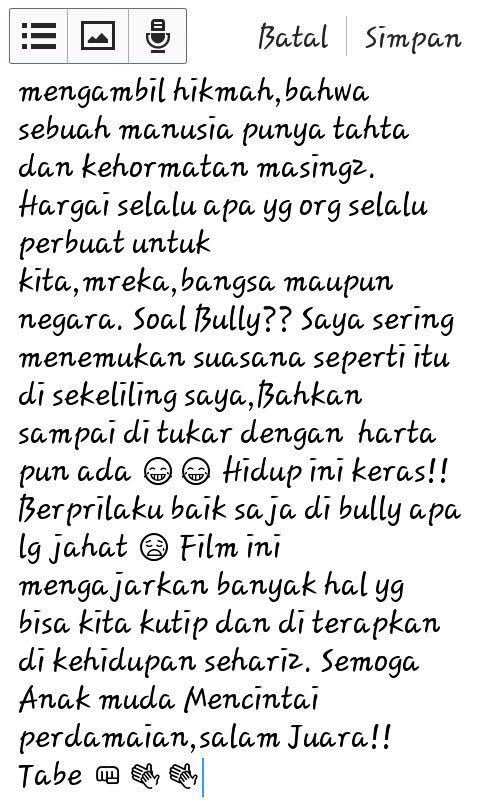 RevTwit #JUARAdiBioskop @canella99_ read this 👏🏻 #banggafilmindonesia