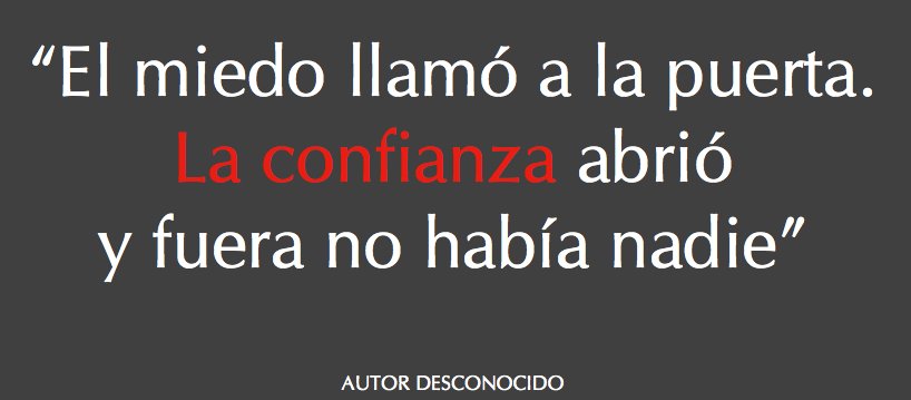 ElenaCardenasR's tweet photo. Lo que le pasó al miedo. Historia de confianza. https://t.co/FHdfarCcle