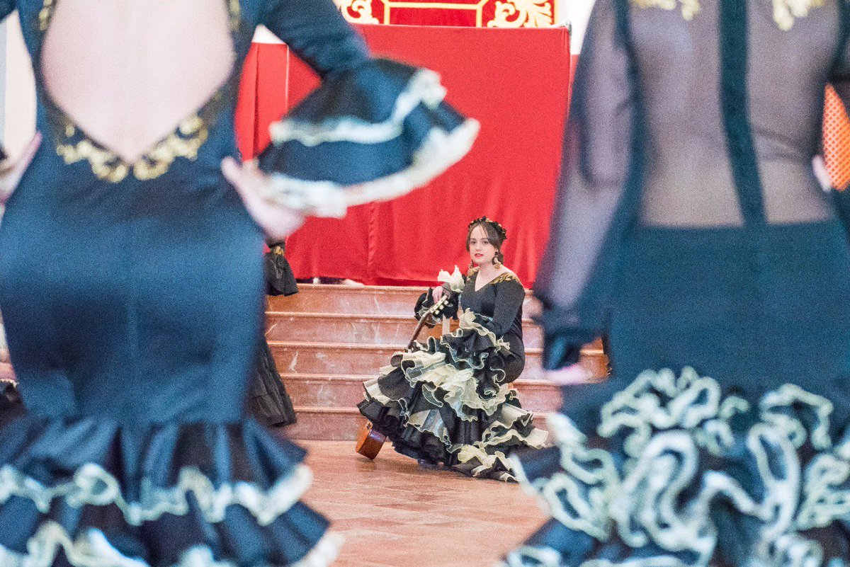 La elegancia de la noche Cordobesa en feria.