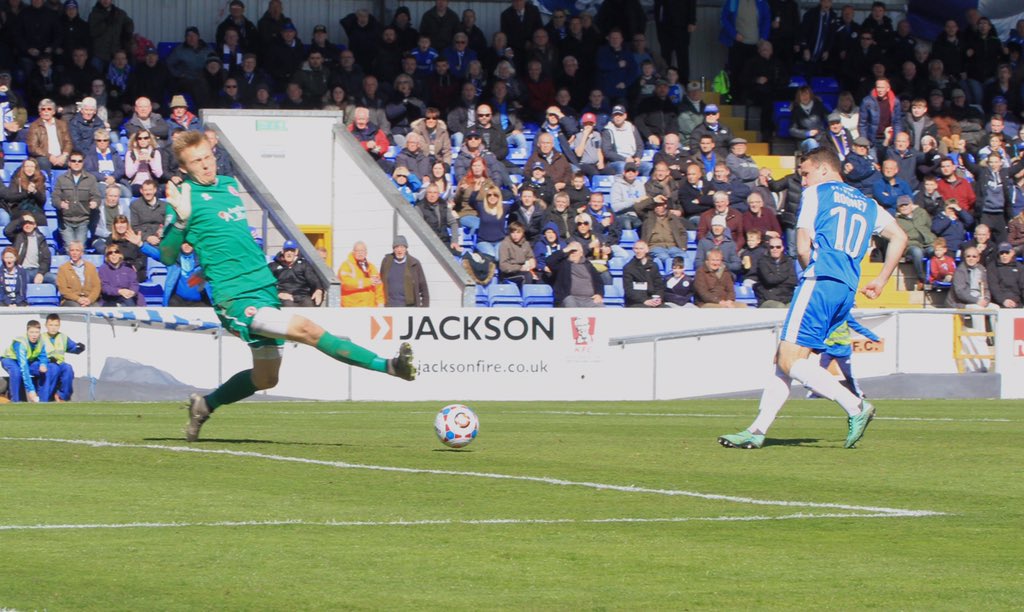 ChesterFC's tweet image. PICTURES | Four of the best from today's four goal haul at the Lookers Vauxhall Stadium this afternoon. #COYB