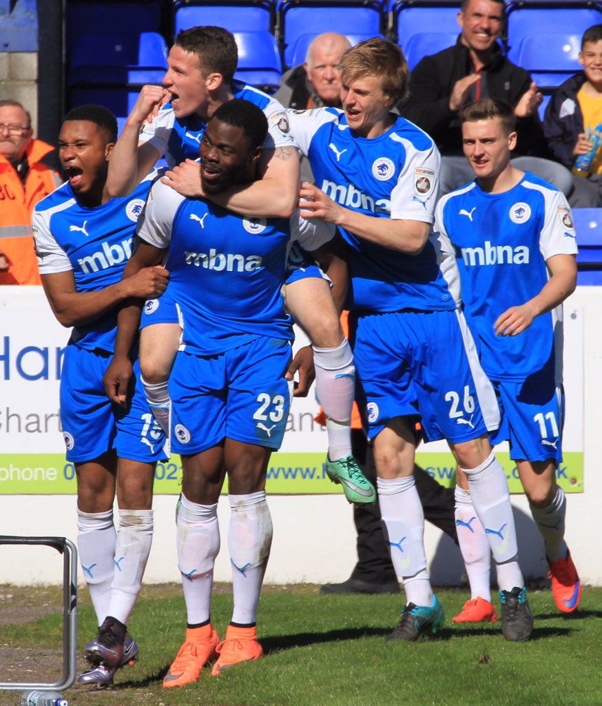 ChesterFC's tweet image. PICTURES | Four of the best from today's four goal haul at the Lookers Vauxhall Stadium this afternoon. #COYB