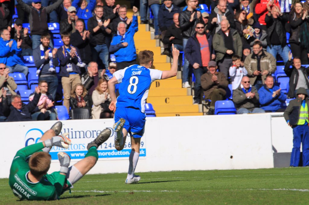 ChesterFC's tweet image. PICTURES | Four of the best from today's four goal haul at the Lookers Vauxhall Stadium this afternoon. #COYB