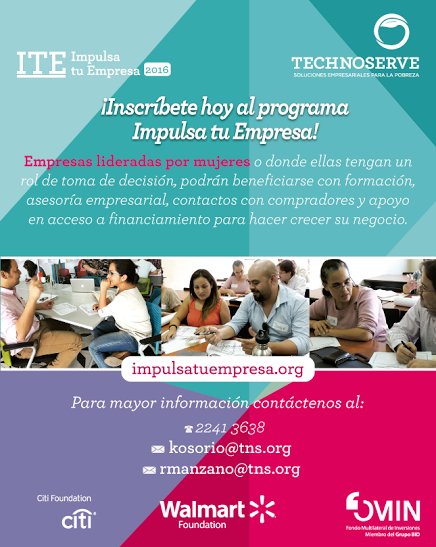 TNS_SV's tweet photo. ¡Hoy es un buen día para inscribirte a #ImpulsaTuEmpresa y hacer crecer tu negocio! ¡Visita https://t.co/0UvcnvIBPK! https://t.co/CsB6KyESQP