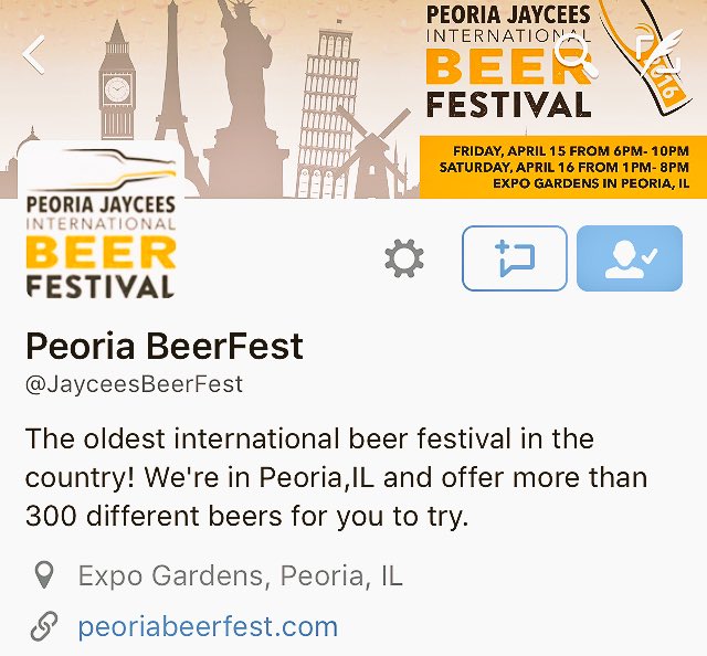Peoria Beerfest Jayceesbeerfest Twitter