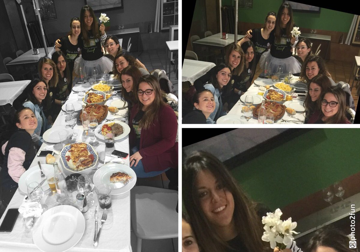 del_guia's tweet photo. Cachoperas gallegas de despedida en el Rte. Vista Alegre del Naranco en Oviedo.
La novia y ell@s 
Cachopo despedida! https://t.co/rrtsR375Dt