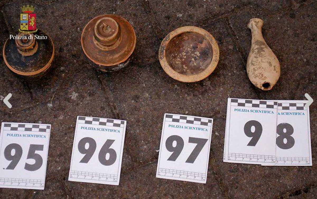 sauterne's tweet photo. 📍 Italian police searching for illegal weapons uncover hoard of ancient Greek relics instead https://t.co/GRBtiw1j5m https://t.co/xtvPodPx6H