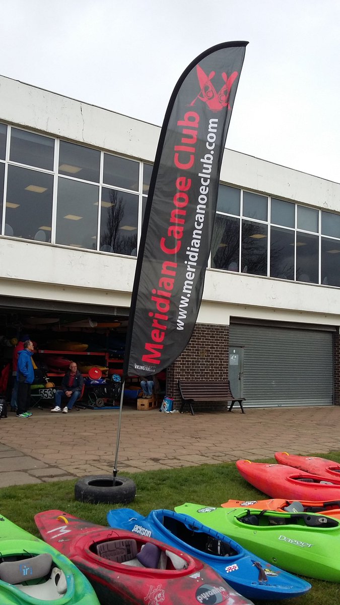 Good turnout for beginners course today <a href="/MeridianCanoe/">Meridian Canoe Club</a> despite the weather.