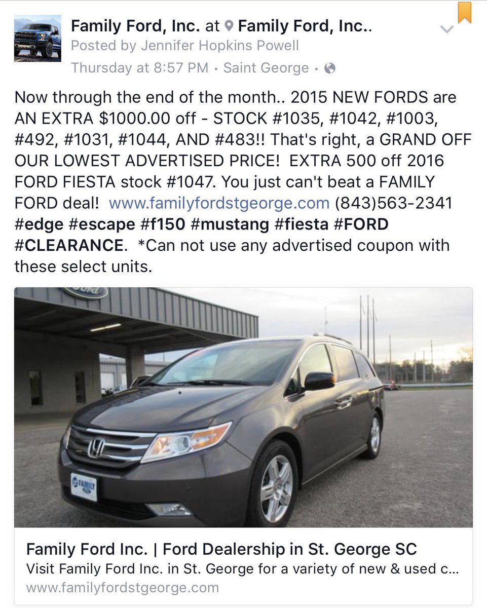 FamilyAuto2015's tweet photo. #Clearance #new2015 $1000 off #new2016 $500 off #PREOWN $750 off.. (843)563-2341 https://t.co/DnS2Hcl0ri #savings https://t.co/x93YiAxRsi
