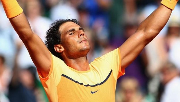Eight-time winner Rafael Nadal recovered from a set down to beat Andy Murray in Monte Carlo

bbc.in/1NuciqY