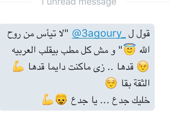 DeliveryMessage's tweet image. @3agoury_ you have got a message