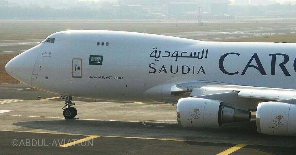 jacobvvz's tweet photo. By abdul_aviation on Instagram: 🇸🇦 Saudia cargo B 747-400 TC-ACM at Mumbai.
#saudicargo #s… https://t.co/2QjwvE3B3E https://t.co/C5qKoVNTOO