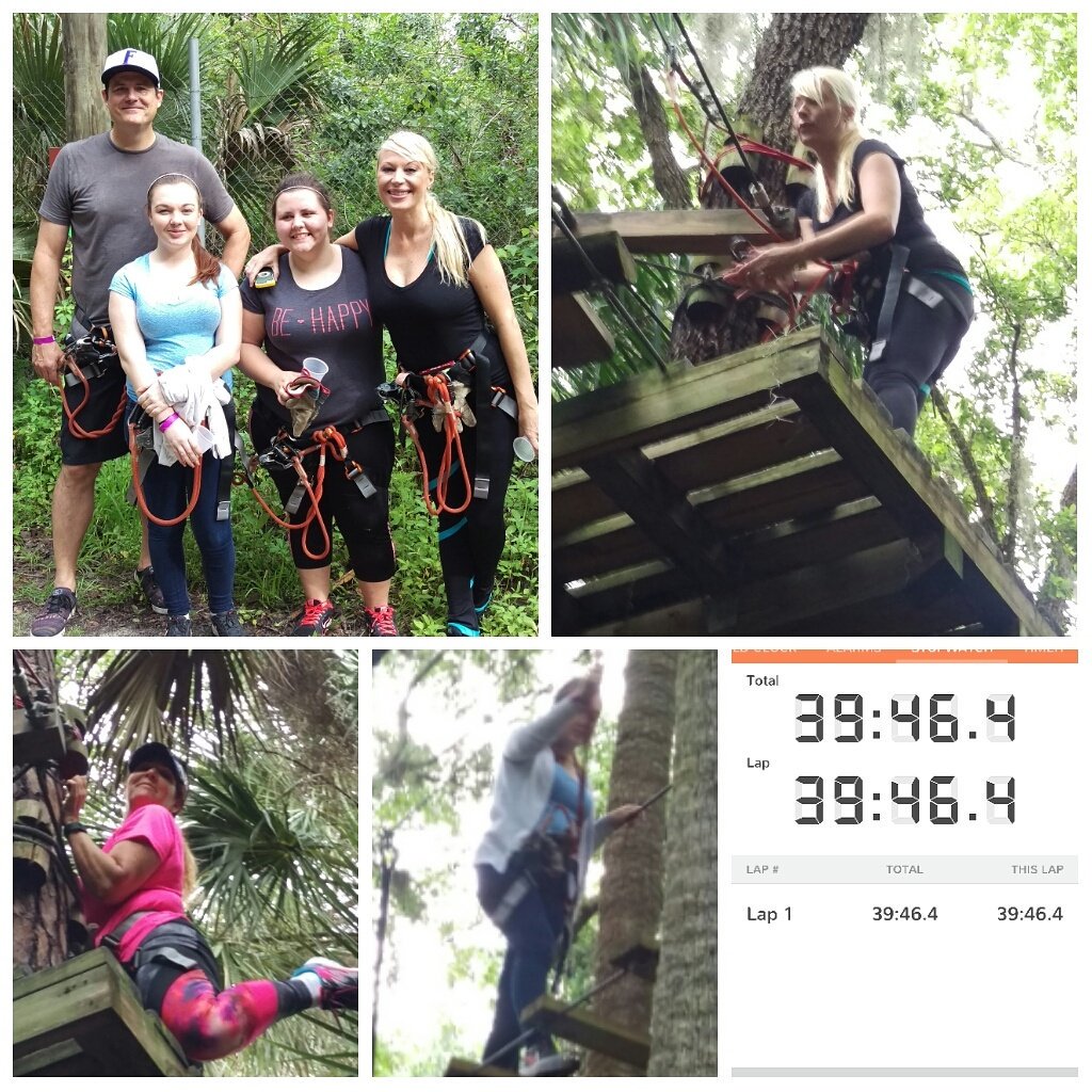 1071A1A's tweet photo. ...not to be forgotten #TeamSpecies @Cheree_Radio had a blast! #TreeTopTrek @BrevardZoo @ZazzaMornings https://t.co/f9oAW7L75v