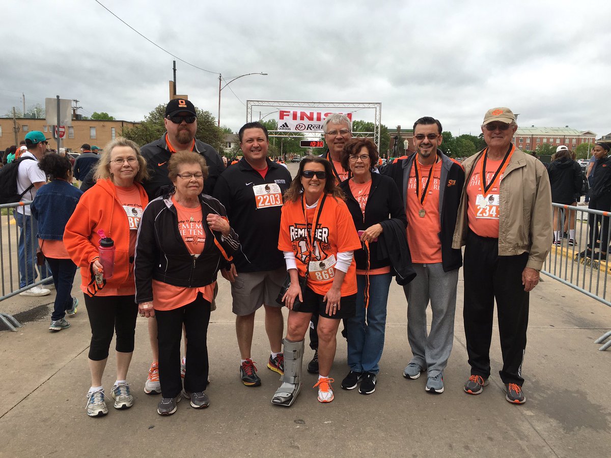 cowboyvoice's tweet photo. Record number of participants in @RT10Run thank you to all 2186 and to volunteers that make it great! #okstate proud https://t.co/W1pqoeExy5