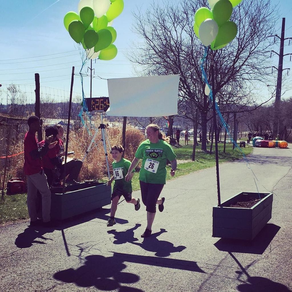 TheToughTurtle's tweet photo. Finishers!!! #ToughTurtleIthaca #racetothefinish #IthacaChildrensGarden #toughturtle https://t.co/7W78OtwGMJ https://t.co/QdIDygc1Z8
