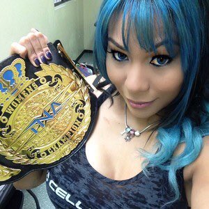 KnockoutFacts's tweet photo. (With the exception of Taryn Terrell), Jade is the only doll from Dollhouse to win the TNA Knockouts Championship. https://t.co/3mgU0FhnMQ