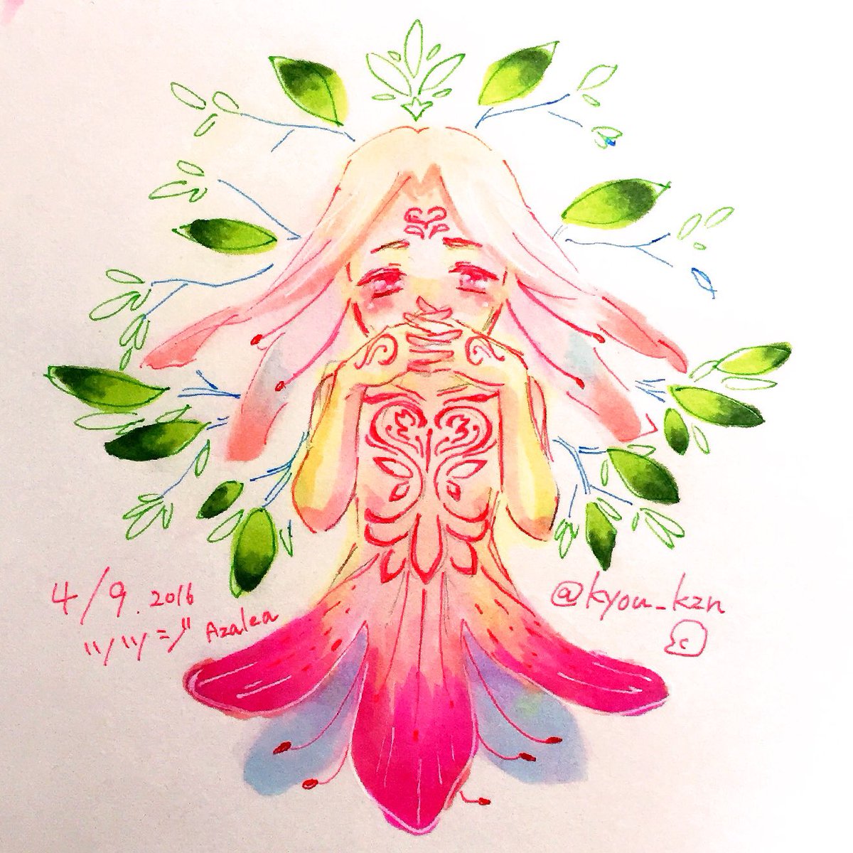 ほぼ日でその日の誕生花をキャラ化するというのを始めてみました。
ちゃんと描く日もあればデザインラフだけの日もあり、クオリティは日によってまちまちですがとりあえず続けます(「'v`)「