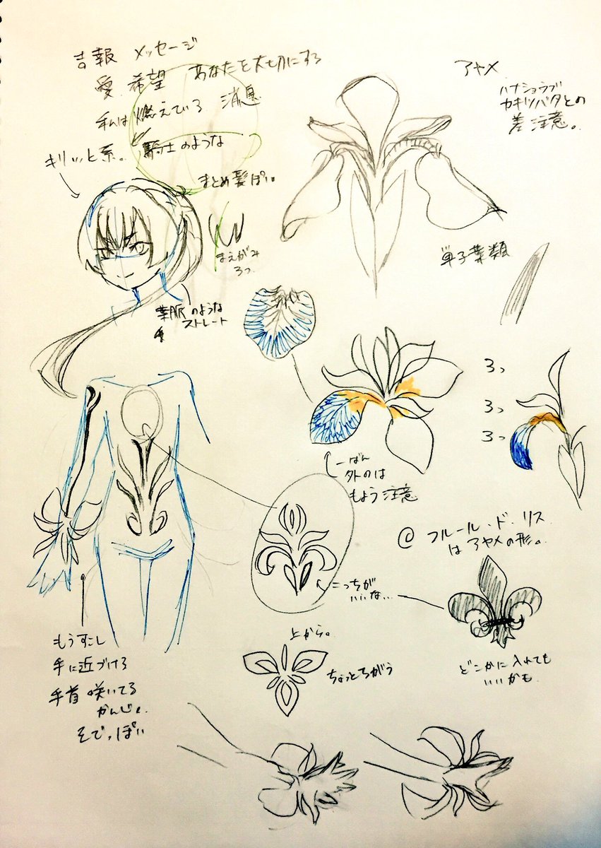 ほぼ日でその日の誕生花をキャラ化するというのを始めてみました。
ちゃんと描く日もあればデザインラフだけの日もあり、クオリティは日によってまちまちですがとりあえず続けます(「'v`)「