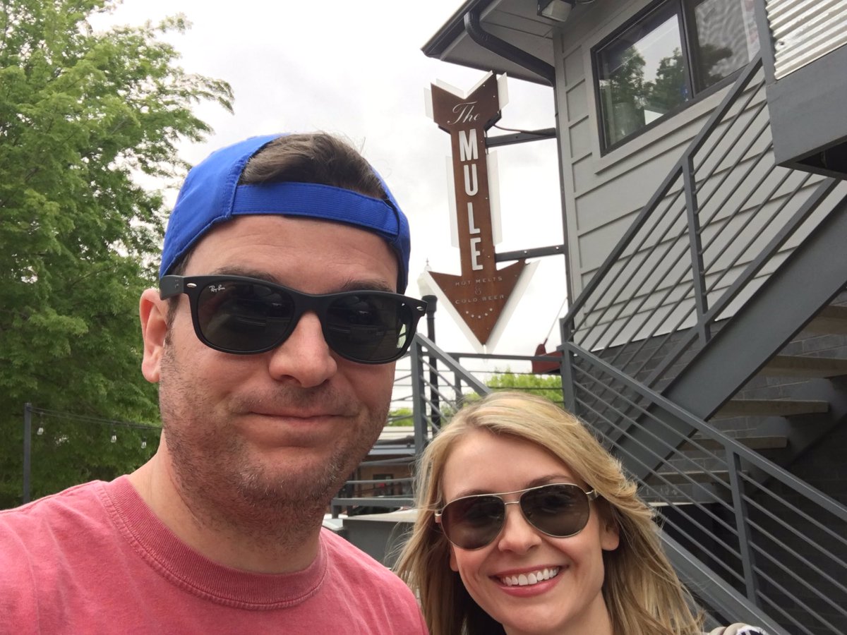 AaronNolanNews's tweet photo. 11AM can't here quick enough. waiting on @TheMuleOKC to open. #Hungry #Pumped @AshleyKetz #ExploringOKC https://t.co/uIXyUQl7QZ