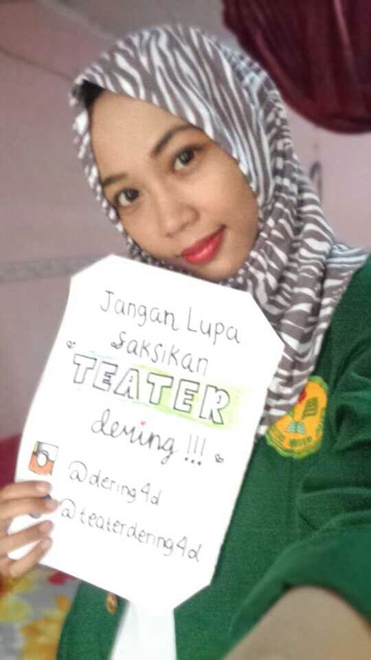 teaterdering4d's tweet photo. dapet dukungan lagi nih dari kakak @odimrf dari Universitas Negeri Jakarta :D . Terima kasih kakak :p https://t.co/4BsJBMCHXZ