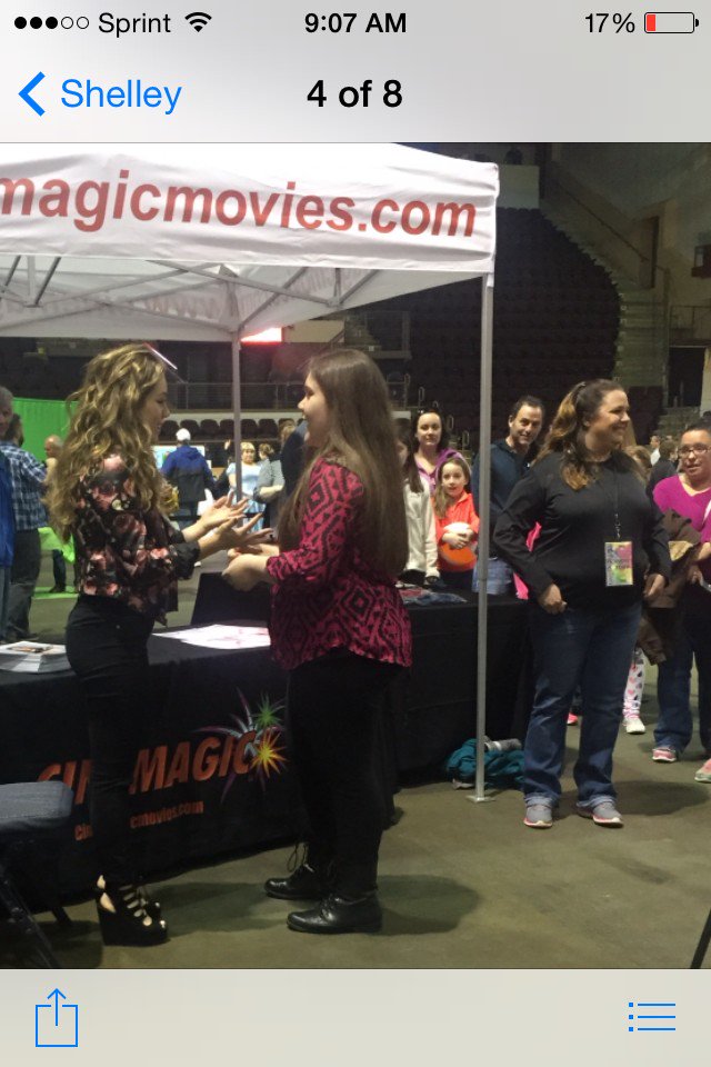 Vicki_Bauman's tweet photo. Kidabaloo in Portland Maine.. Brec Bassinger is in the house!! https://t.co/55at72uCk5