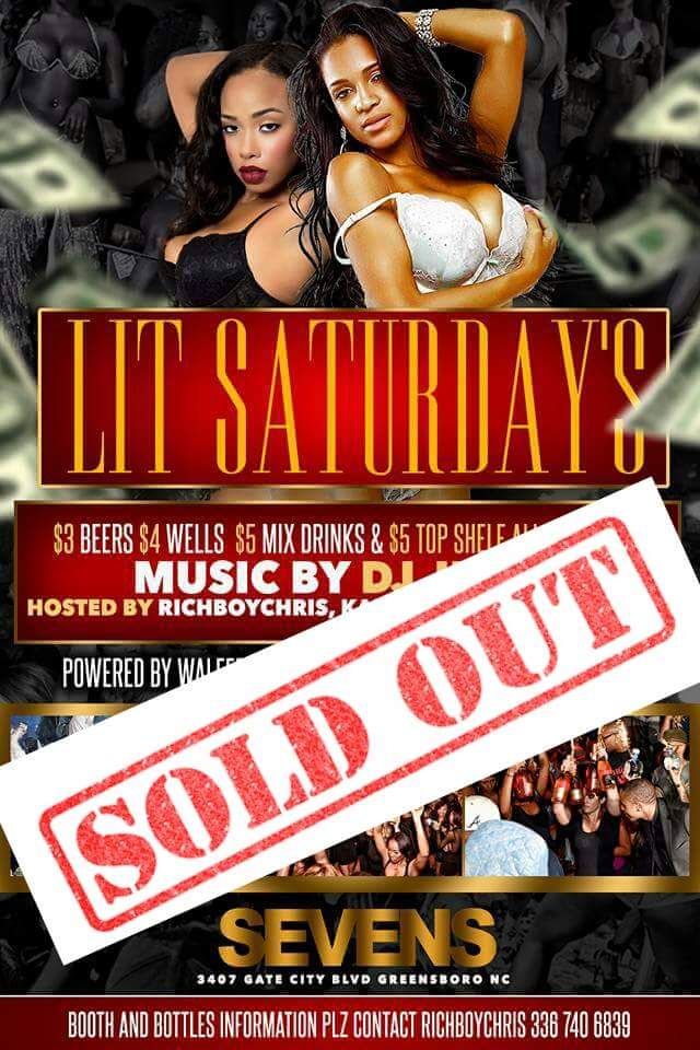 MrKaress's tweet photo. #LitSaturdays in full affect tnite #Aggiefest Bash at #Studio7s #NCAT #UNCG #Bennett all booths sold out https://t.co/9FyIO110C3