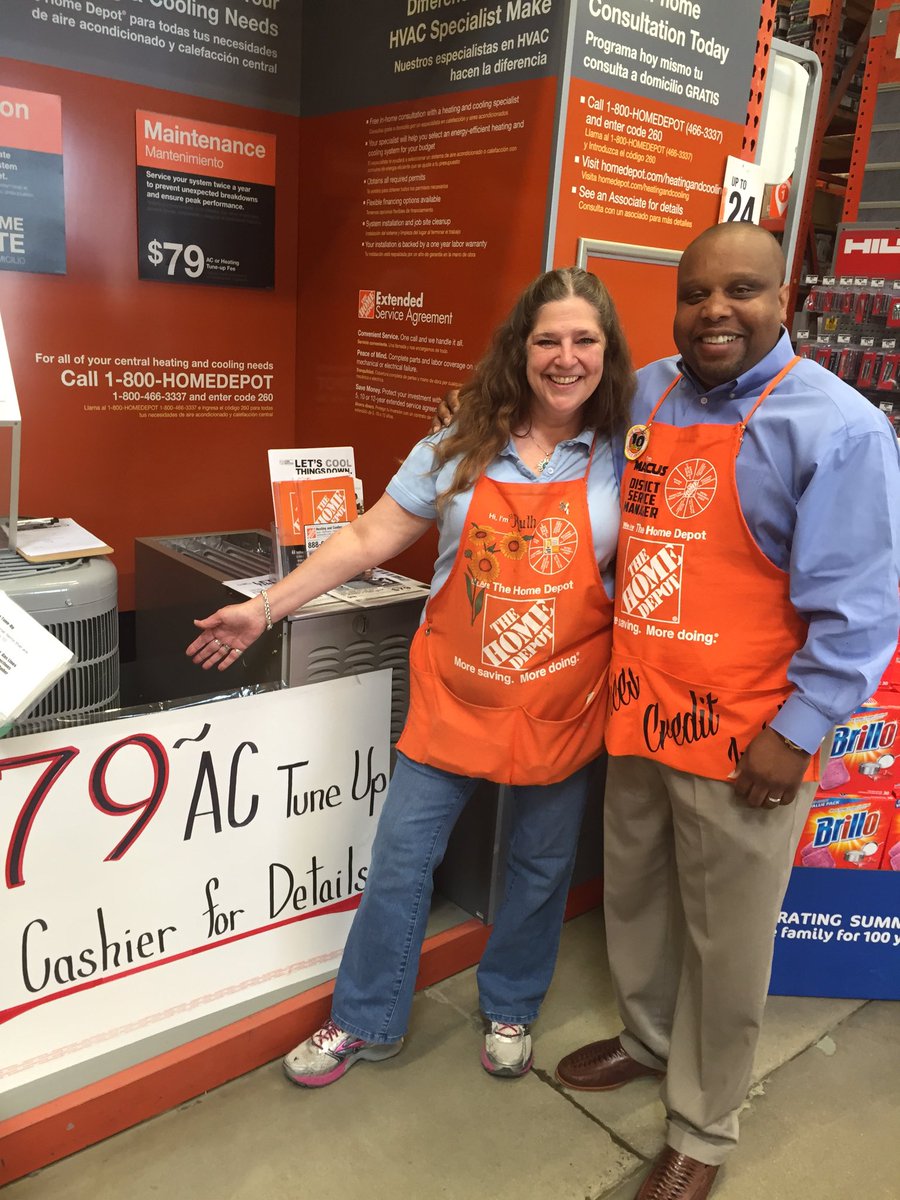Ruth the FES is all pumped up to drive HVAC Leads on the front end with her cashiers! Go, Ruth, go!!