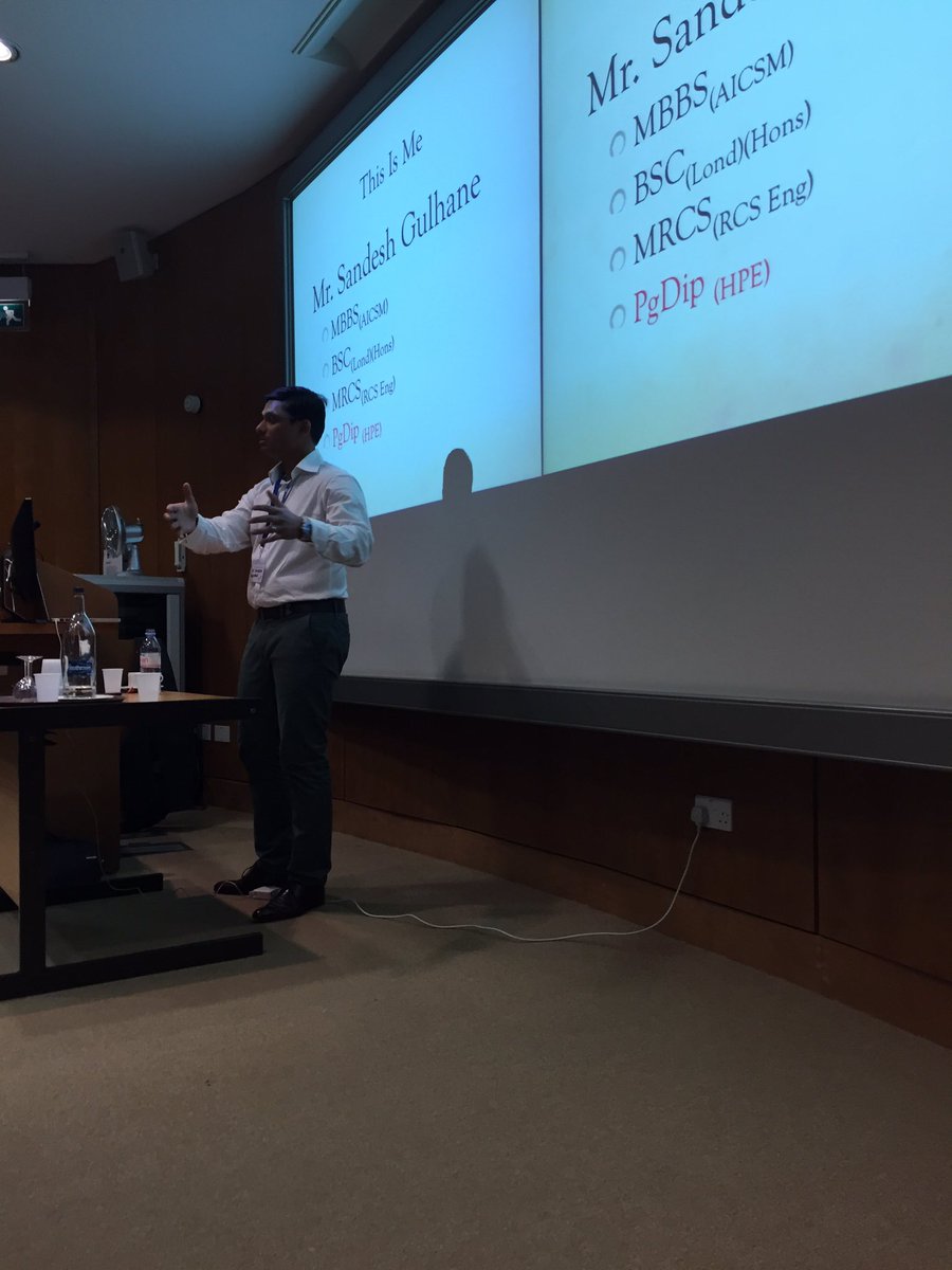 Mr Sandesh Gulhane talking about GP training, with some excellent stories thrown in #TeamGP #gugps16 <a href="/RCGPScotland/">RCGP Scotland</a>