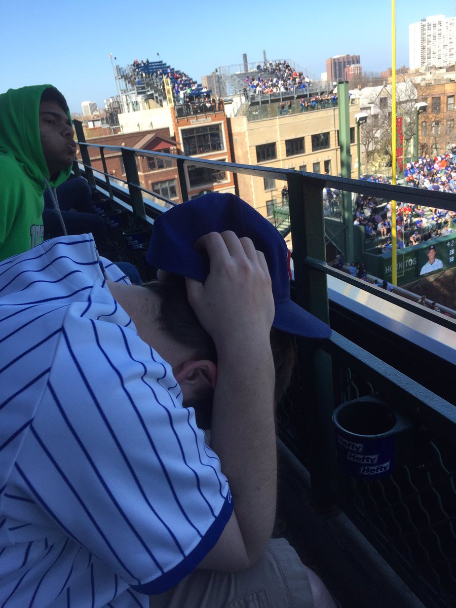 MichaelOyer12's tweet photo. The real Cubs curse seems to be @SW11G in attendance. #4errors #4hits #comeoncubs https://t.co/jiTadvBoH5