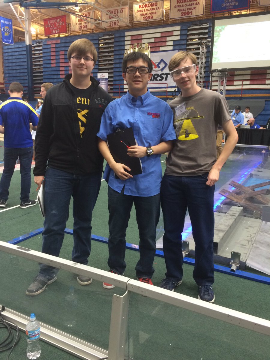 Meet your 3rd seed alliance! #INCMP #omgrobots <a href="/FRCTechnoKats45/">TechnoKats</a> <a href="/FRCteam135/">Penn Robotics - 135 / 328</a> <a href="/FRC3559/">Thundercats - FRC 3559</a>