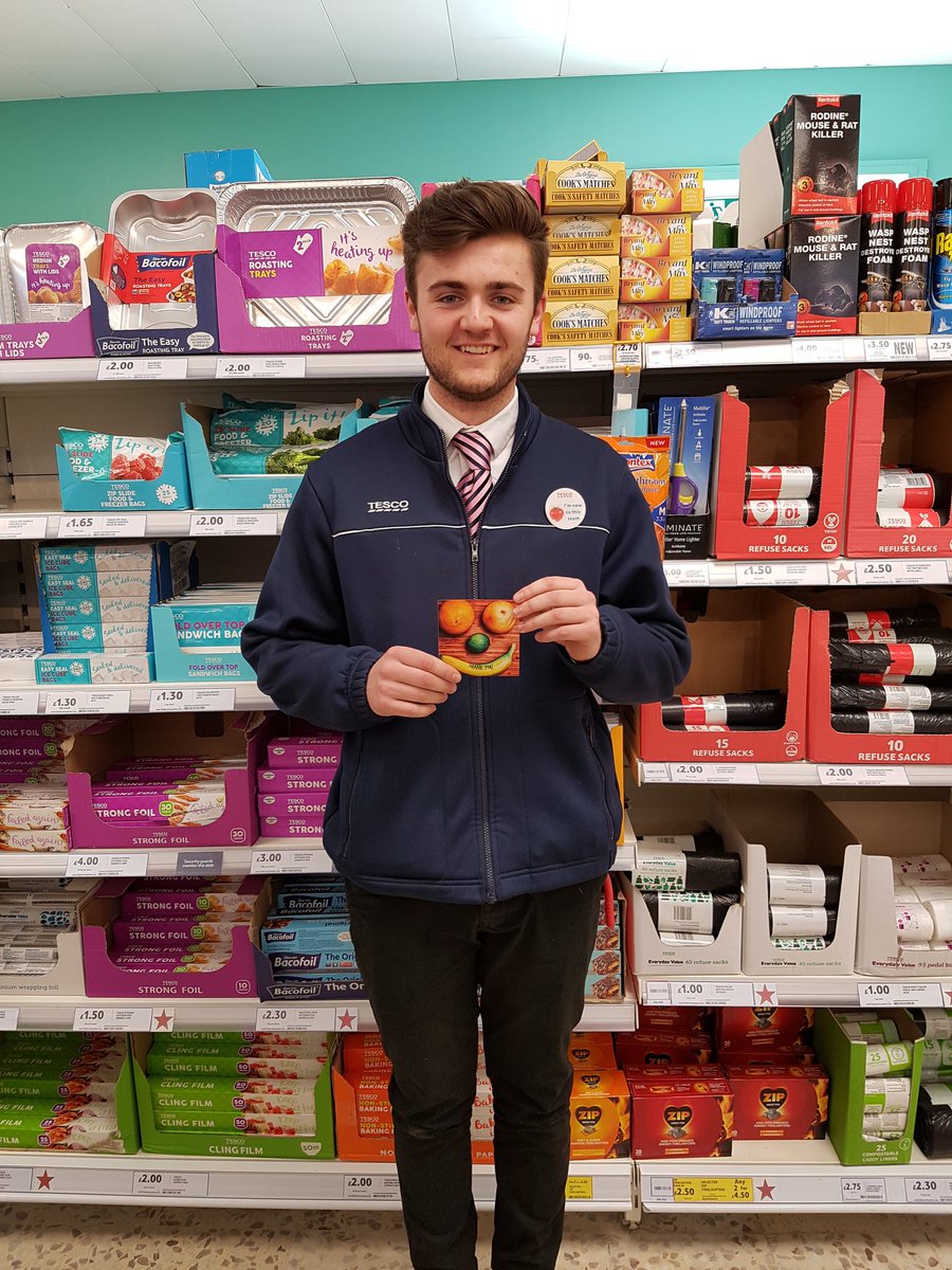 Congrats to <a href="/Olly_smith98/">Oliver smith</a> on his values award. Supporting turning Tesco pink <a href="/daberrisford/">Dan Berrisford</a>  <a href="/TescoClitheroe/">Tesco Clitheroe</a>