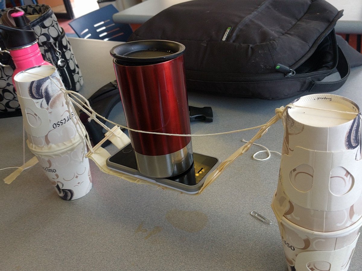 dale_rickardo's tweet photo. @hpitler #curiositymachine suspension bridge!! #L4LAASA https://t.co/fWkvz6AdTx