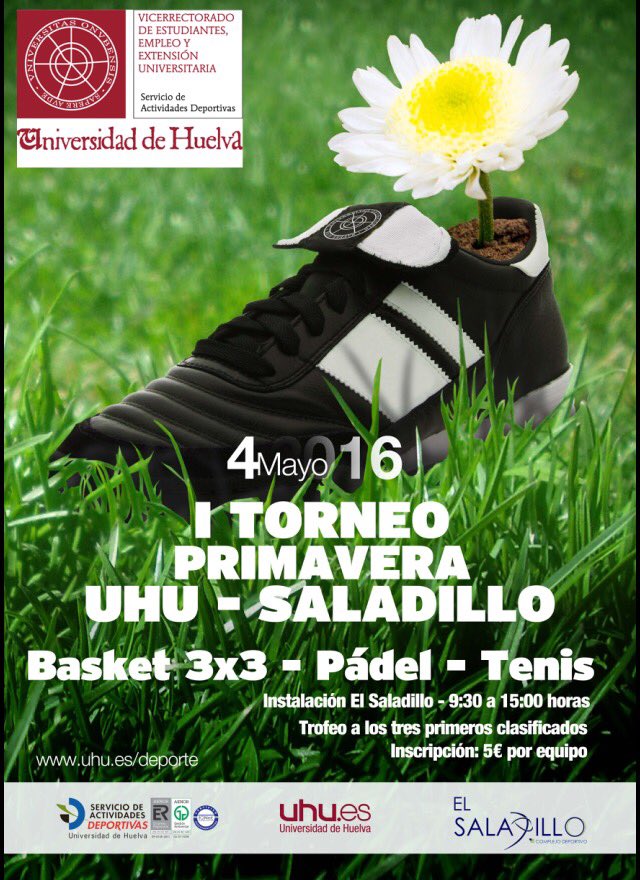 Deportesuhu's tweet image. I Torneo Primavera Uhu-El Saladillo. Ven y participa!!!!