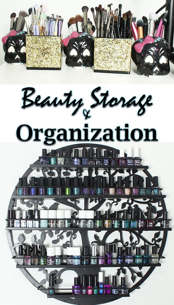 Courtney from Phyrra Shares He... bit.ly/23Nvb1i @phyrra #makeup #beauty #beautystorage #beautyorganization