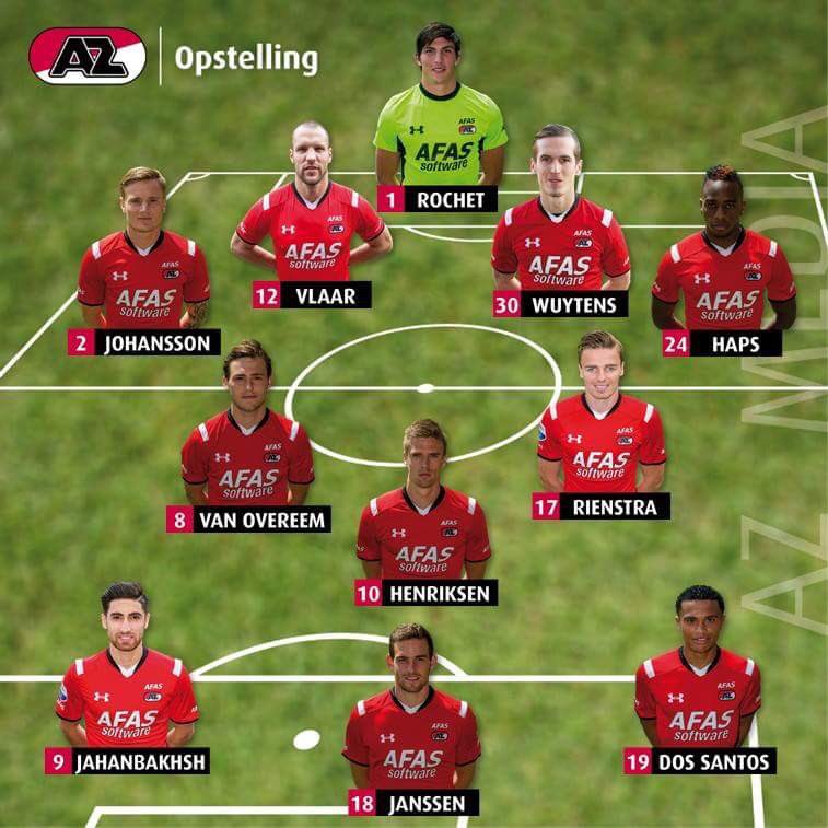 amirhashemi_'s tweet photo. ترکیب #AZ در مقابل #PEC.
علیرضا جهانبخش در پست گوش راست. @AZAlkmaar https://t.co/wQ6hiHITlK