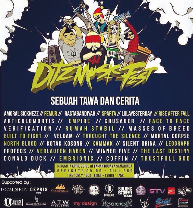 hola,
klo ga sibuk hari minggu tgl 17 ksini aja bro...kami akan bermain bersama band2 lokal yg lain! Ok,see you