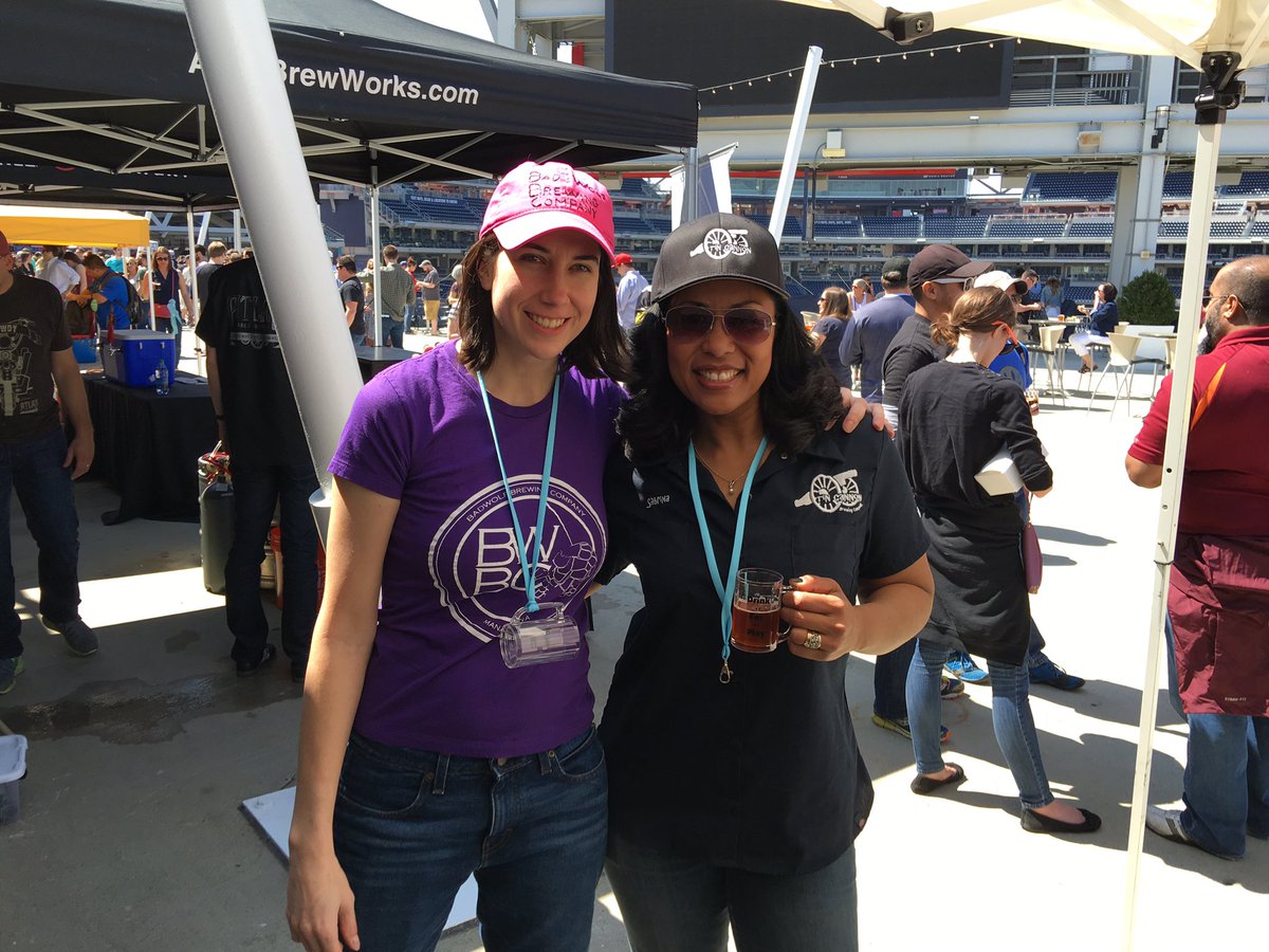 TinCannonBrewCo's tweet photo. Nice to see our friends at the #dcbrewfest @BadWolfBrewingC today! https://t.co/WsIVxjlc2O