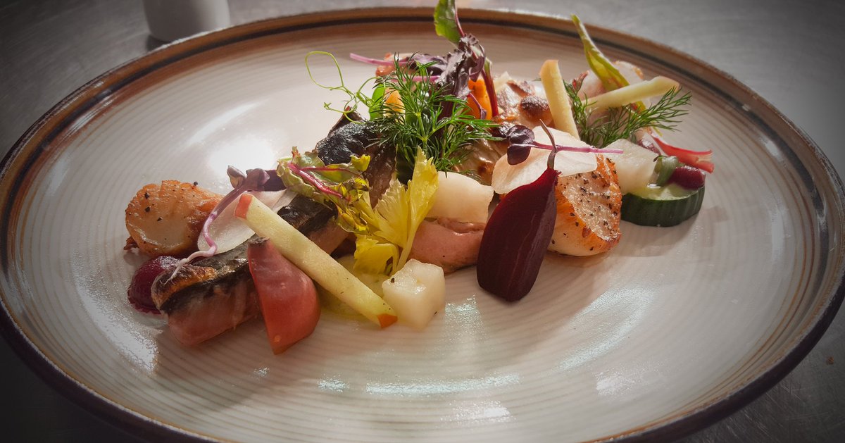Dew Drop Inn & Brewhouse (@dewdropinnkill) on Twitter photo Grilled mackerel, scallops, horseradish & dill puree <a href="/Chrisho59437348/">Chris howe</a> @Hartes_Kildare <a href="/GoodFoodIreland/">Good Food Ireland®</a> Grilled mackerel, scallops, horseradish & dill puree <a href="/Chrisho59437348/">Chris howe</a> @Hartes_Kildare <a href="/GoodFoodIreland/">Good Food Ireland®</a>