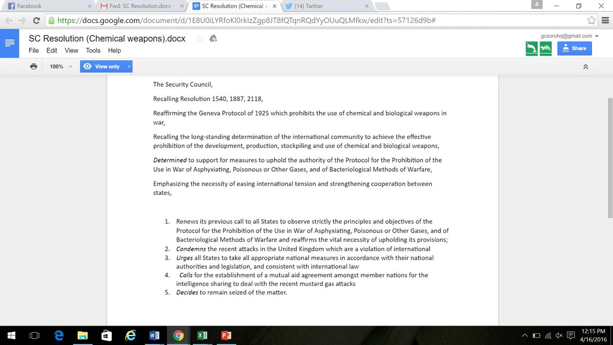 ORUGCSHQ's tweet photo. Security Council Releases Action Statement #gcsoru2016 https://t.co/7p0E0xUebo