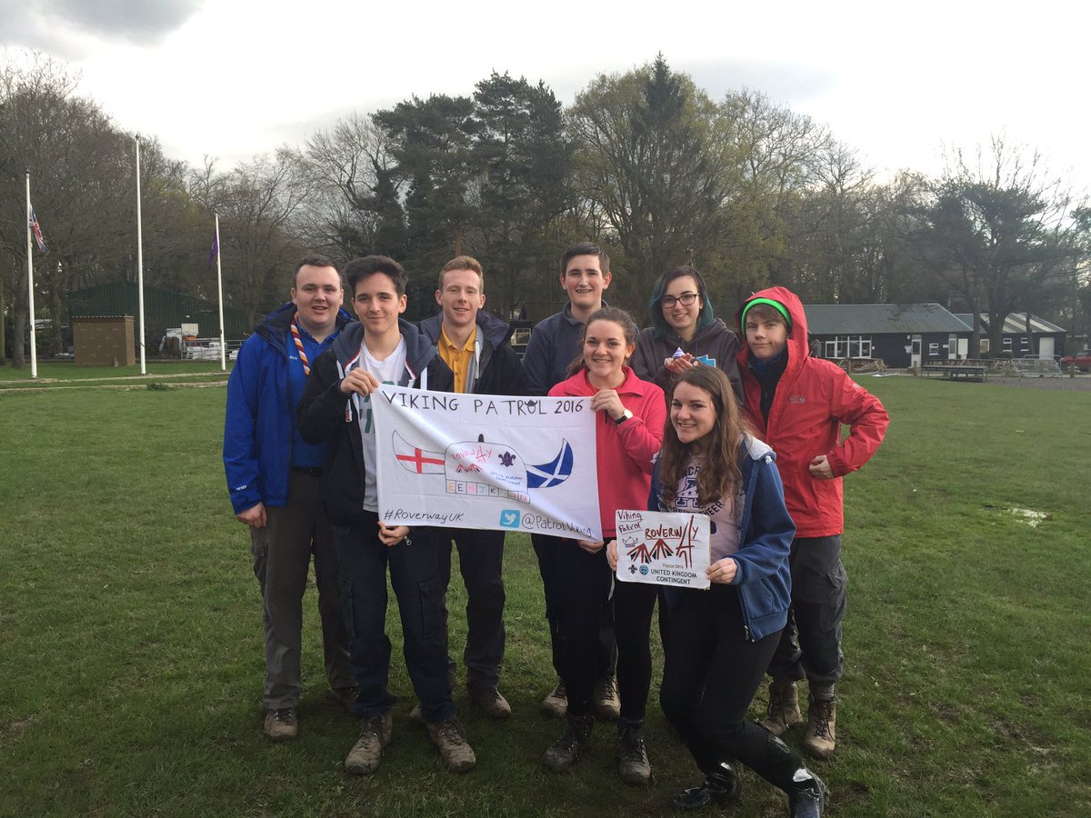 PatrolViking's tweet photo. Proud to fly the flag!! #RoverwayUK @ukcontingent @BearGrylls @Roverway2016 https://t.co/lja1b7dw2S