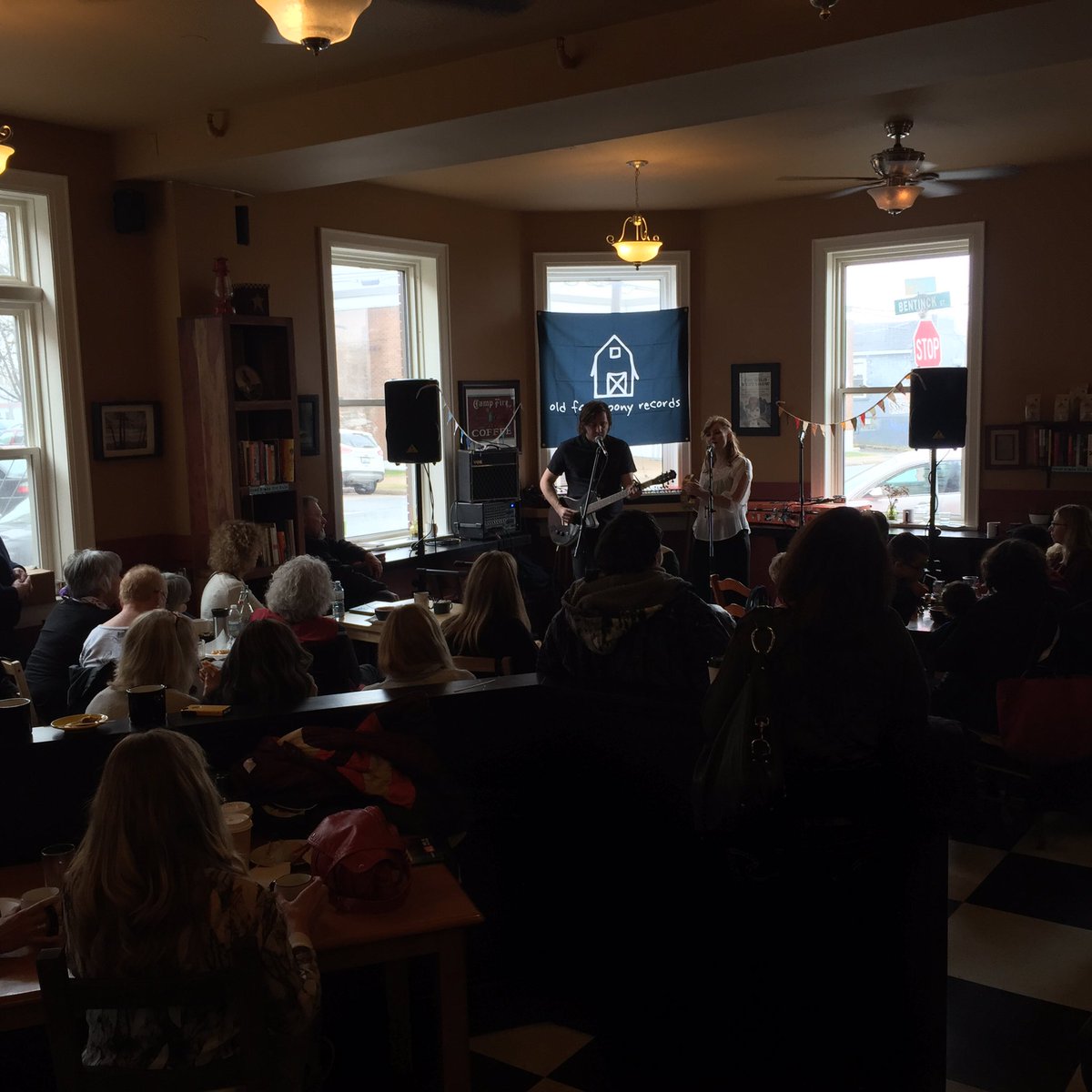 LeoVela is @jenngrantmusic + @danielledwell - performing now @oldfarmpony records party @DoktorLukes in Sydney NS