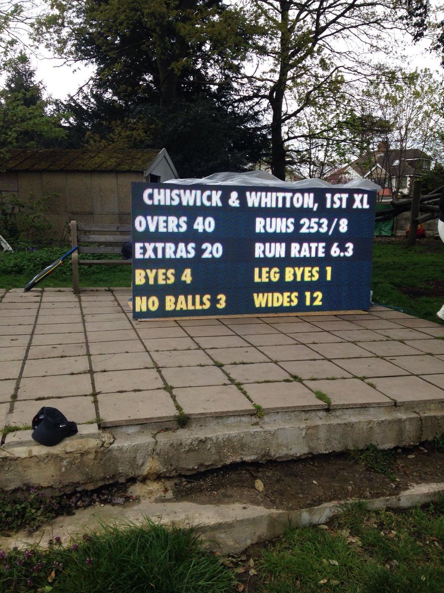 quickscoreltd's tweet image. Looks like Mr. Wedlock had a good day. The season has started! #cricket #IoT #Quickscore #lovecricket  @CricHQ