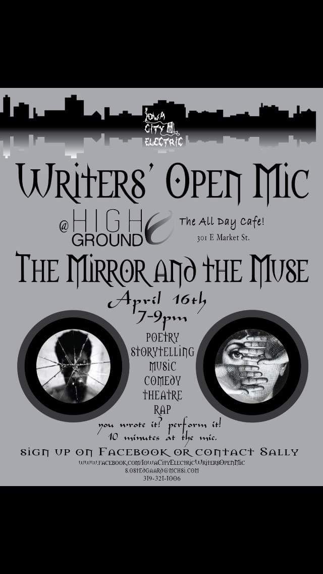 HighGroundCafe's tweet photo. Love writing?  Love a writer?  See you on the 16th at High Ground Cafe 7pm! https://t.co/YQ5x8L3blH
