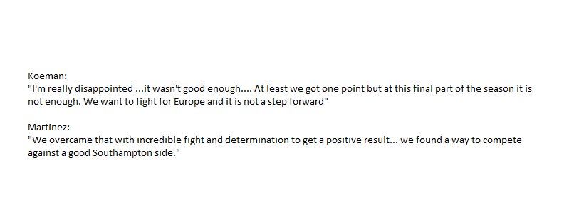 TheEFCForum's tweet photo. One's deluded. The other is a manager. https://t.co/kx8wtjyBSy