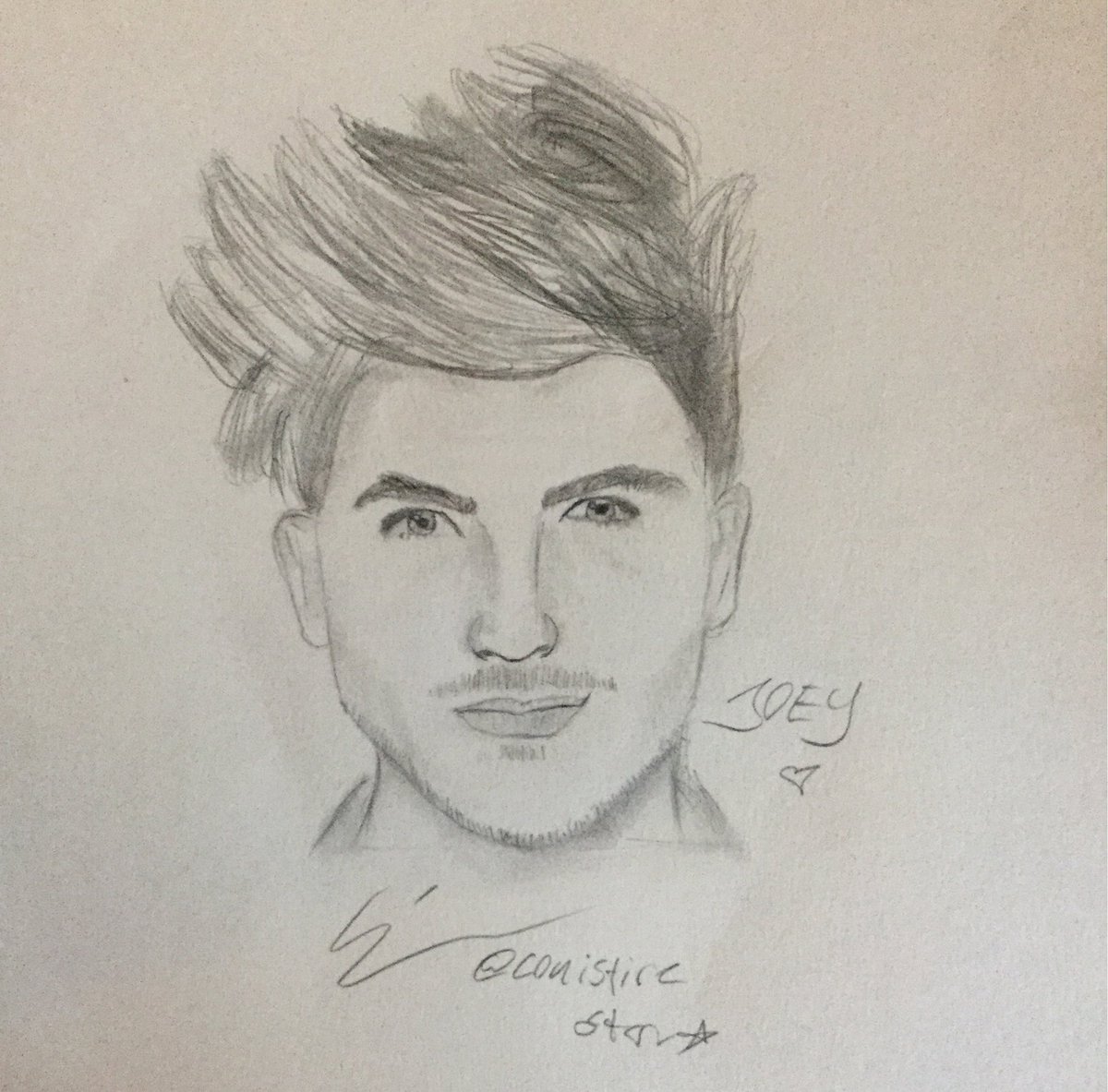 folieazero's tweet photo. Hi @JoeyGraceffa I drew this for you! I really hope you like it! Let me know if you do :) ❤️ https://t.co/7IW7qogENF