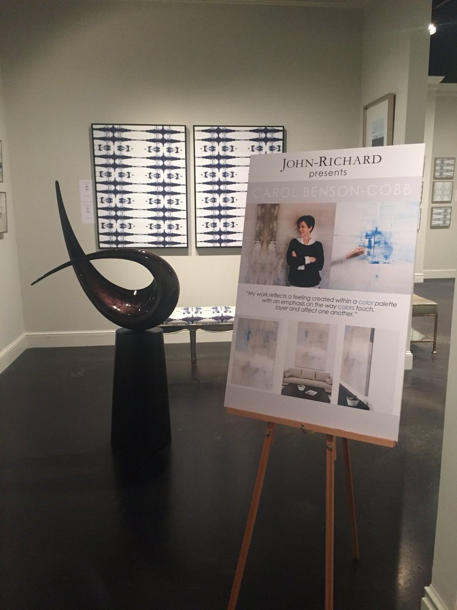 Loving the partnership between <a href="/JohnRichardColl/">John-Richard</a> and <a href="/CBensonCobb/">BENSON-COBB</a> #HPMKT #furniture #art #interiordesign