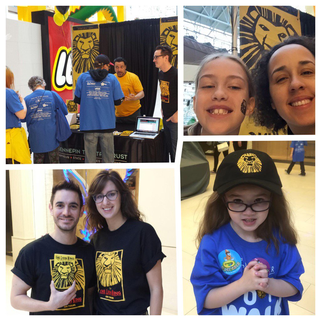 spotlightmn's tweet photo. Great morning #FraserWalk talkin #sensoryfriendly perf @TheLionKing  7/30/16 @hennepintheatre #AutismAwarenessMonth https://t.co/qFFWl05jfc