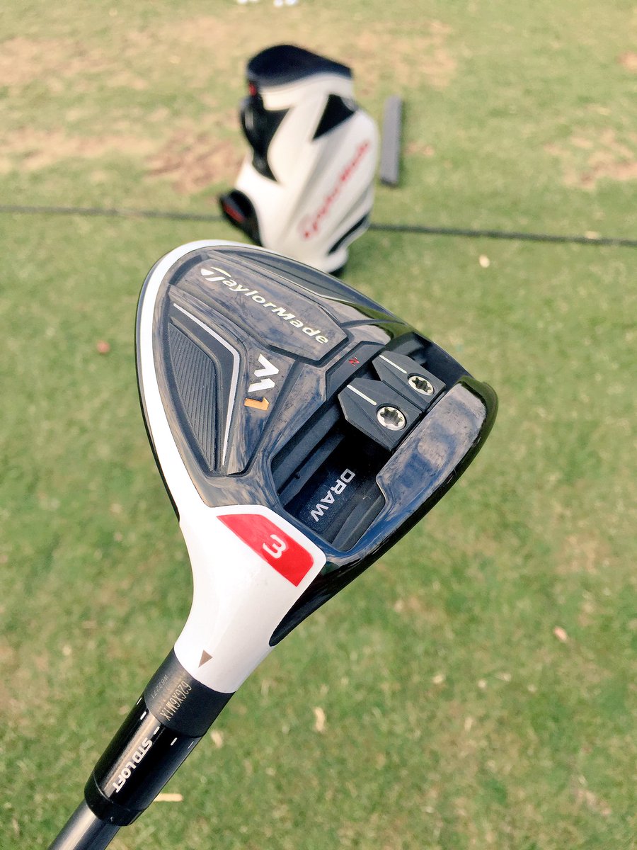 New weapon <a href="/TaylorMadeGolf/">TaylorMade Golf</a> M1 3 wood with <a href="/FujikuraOnTour/">Fujikura Composites</a> speeder 869 tour spec. So good!