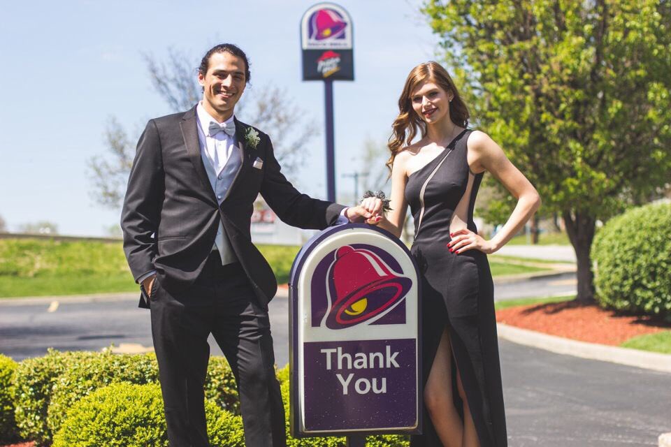 3. And she did it again- the girl who got her senior pictures done at Taco Bell...