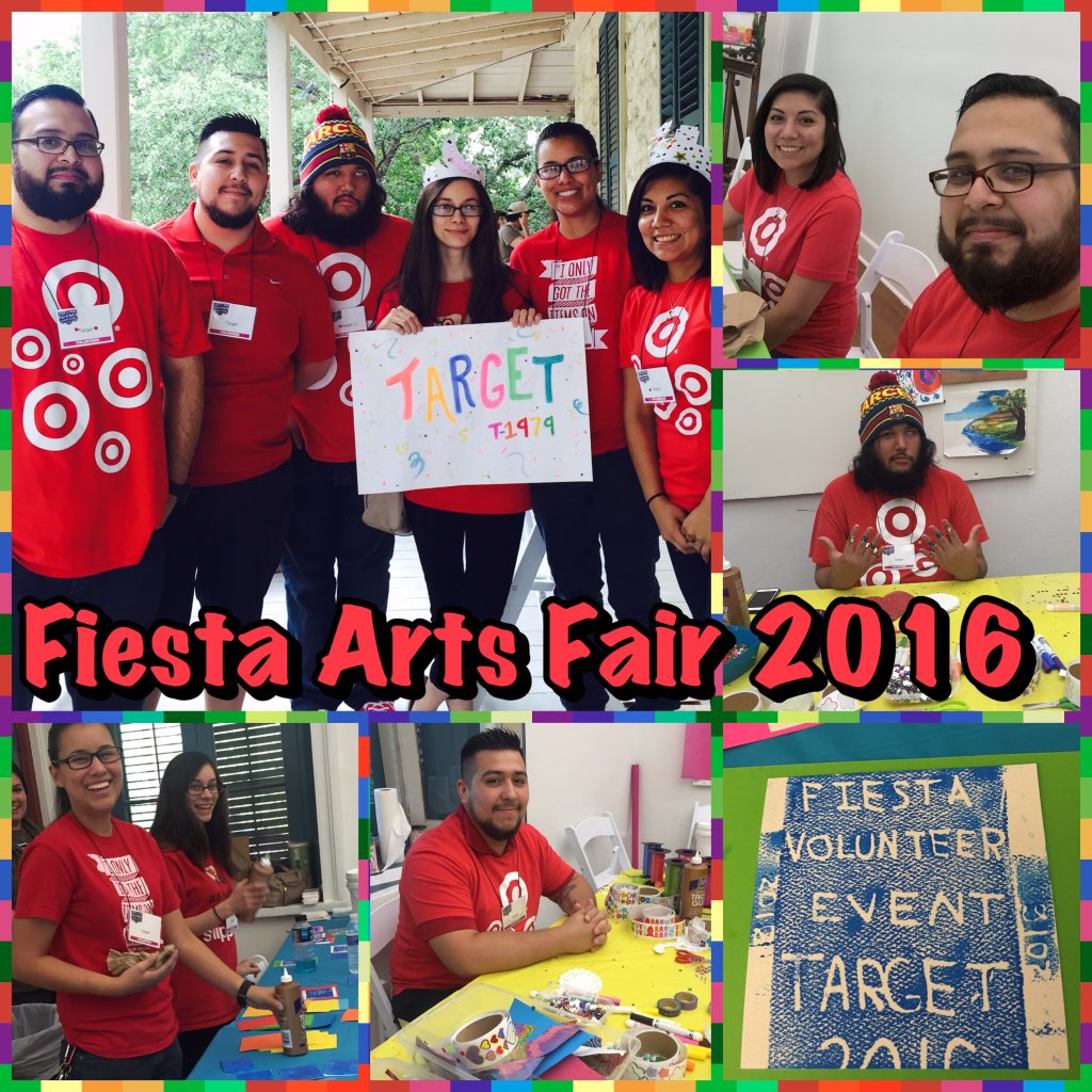Fiesta Arts Fair 🎯❤️ #T1979 #targetvolunteers <a href="/StaycRod/">Stacy Garza</a> <a href="/Jennings_Randi1/">Randi Jennings</a>